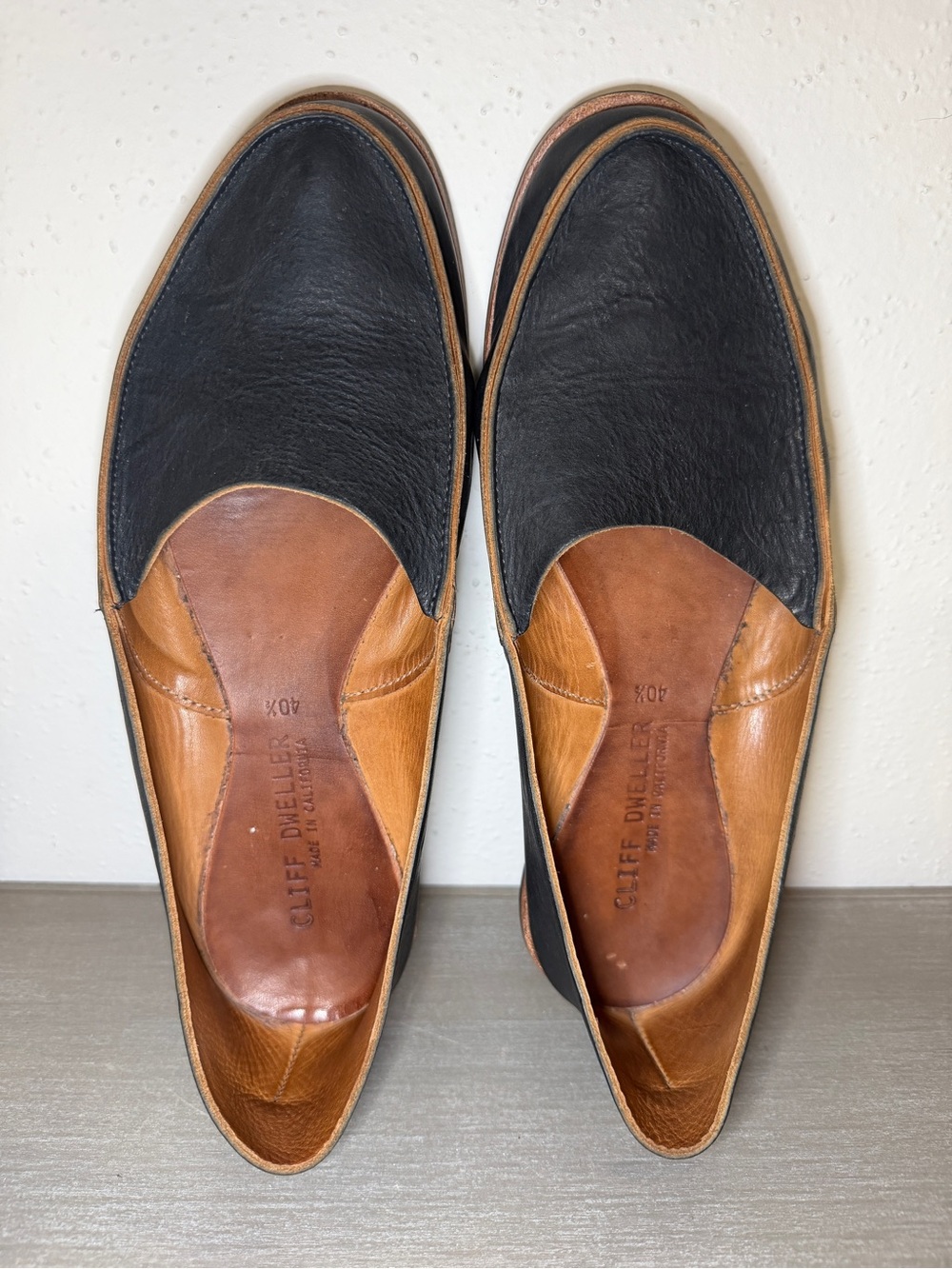 Cydwoq Cliff Dweller Women's Italian Leather Loafers Size 10.5 Made in CA - Picture 5 of 11